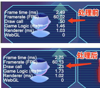 cocos creator drawcall降低效果图1